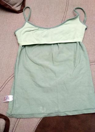 Бавовняна майка (білизну) з підкладкою в верхній частині на резинці, l