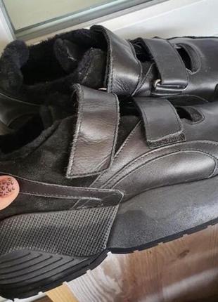 Кроссовки на меху nila&nila италия 🇮🇹 р.39(25 см)нат.кожа.