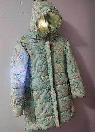 Куртка подовжена зимова для дівчинки 140 см outventure + утеплені штани, 146 см4 фото