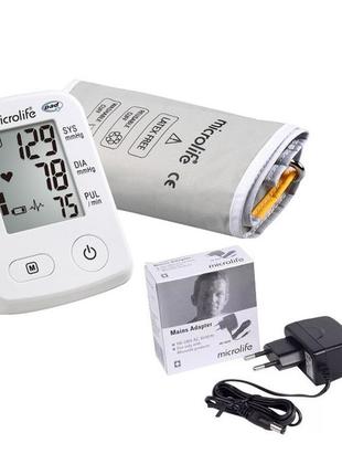 Тонометр microlife bp a2 classic + манжета lux 22-42см + мережевий адаптер 6v автоматичний гарантія 5 років