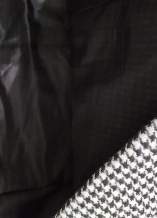 Сукня сарафан в дрібну гусячу лапку на змійці.7 фото