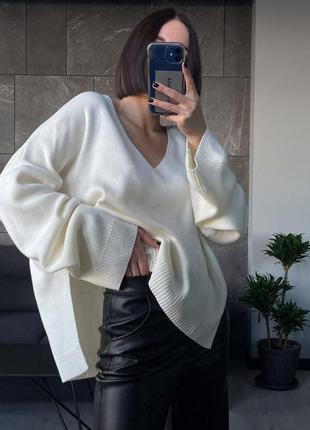 Светр арт. 410, молочный