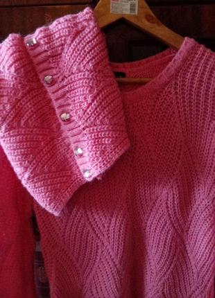 Комплект свитер джемпер+хомут, можно хомут одевать отдельно6 фото