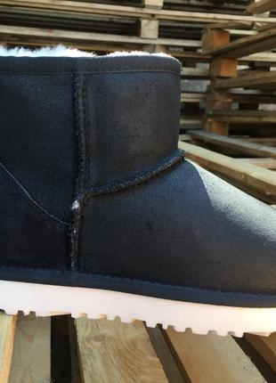 ugg classic mini leather black