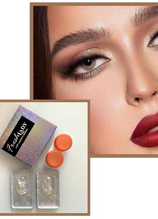 Линзы для глаз цветные серые. хорошее перекрытие своего цвета