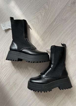 Zara ботинки демисезон