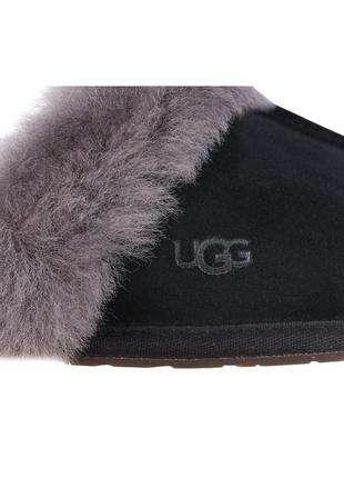 Замшевые тапочки с мехом ugg | scuffette ii4 фото