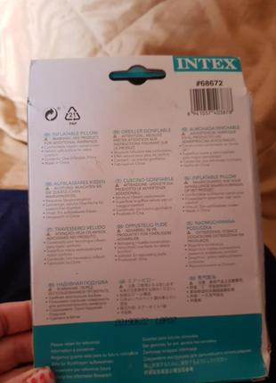 Надувная  подушка intex3 фото