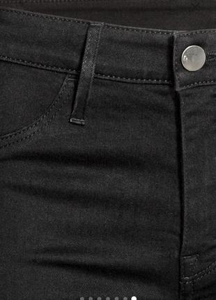 Ідеальні чорні базові джинси скінні від h&m5 фото