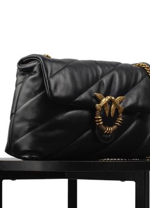 Сумка pinko puff medium black 2