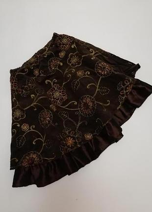 Юбка dolce bimba, микровельвет, размер указан 32.