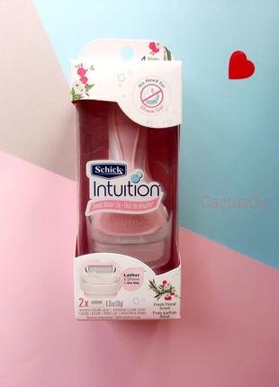 Бритва яка не потребує гелю для гоління schick intuition