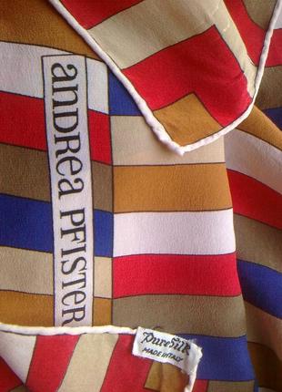 100%шелк большой  платок