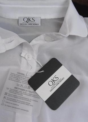 Блуза oks by oksana demchenko#белый#ассиметричный крой2 фото
