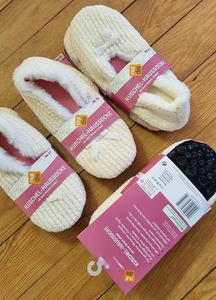 Теплі тапочки nur die зимові хутряні з протиковзким ефектом р. 38-41
