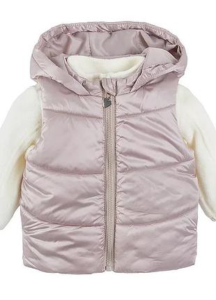 Комплект для дівчинки: безрукавка і флісова фліска кофта cool club