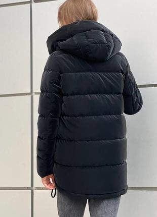 Стильна жіноча зимова куртка, пуховик бархат2 фото