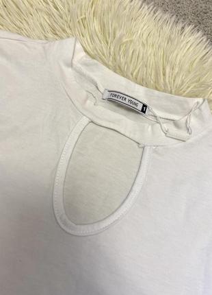 Біла блуза кофта реглан з рукавами клеш воланами2 фото
