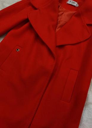 Гарне пальто , червоне пальто , пальто на осінь5 фото