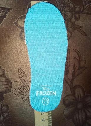 Кроссовки  (сникерсы) frozen elsa детские кожаные disney7 фото