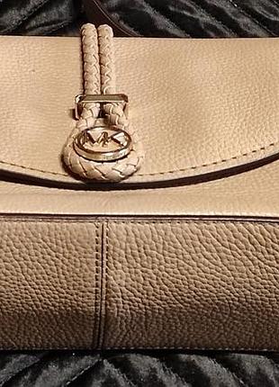 Кожаная сумка michael kors кроссбоди 5