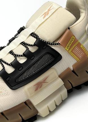 🔥мужские кроссовки reebok zig kinetica fit beige brown4 фото