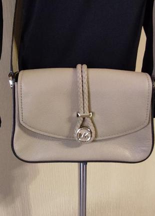 Кожаная сумка michael kors кроссбоди 4