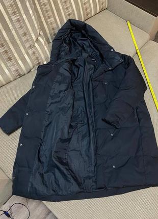 Куртка зимняя дутая черная мягкая1 фото