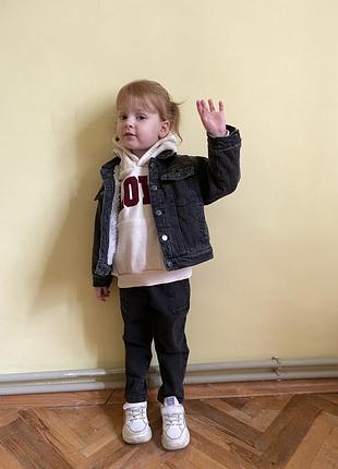 Джинсова курточка утеплена