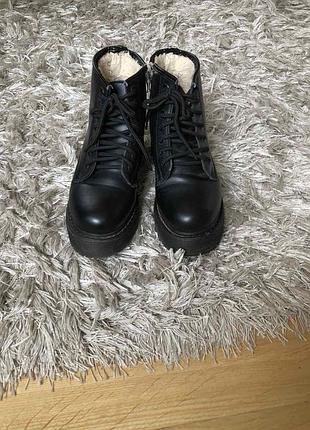 Черевики зимові / ботинки / черевики на платформі / martens