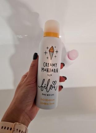 Гель пенка для душа bilou creamy mandarin 200 мл