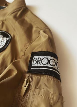 Бомбер brave soul alpha drop robin badge jacket3 фото