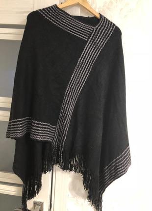 Жіноча накидка пончо великого розміру