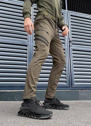 Тактичні військові штани чоловічі хакі4 фото