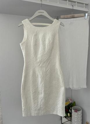 Белое платье h&m