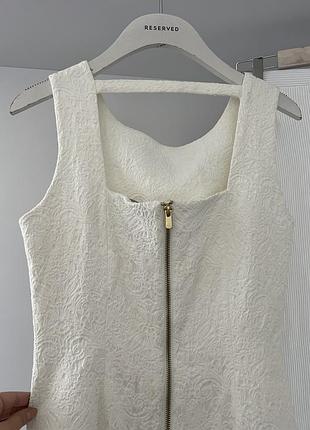 Белое платье h&m 4