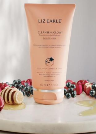 Ощищуючий гель liz earle cleanse & glow morning cleanser