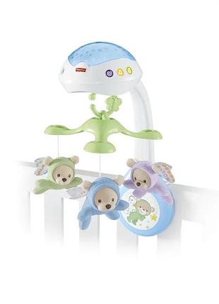 Мобиль музыкальный fisher-price с пультом управления сон бабочки