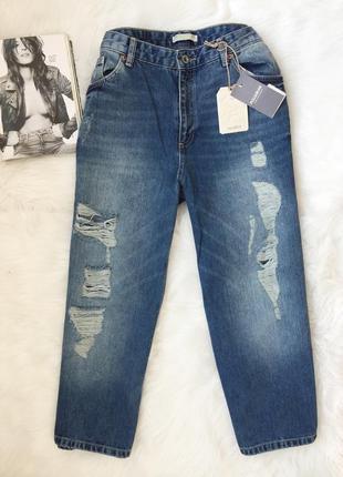 Джинси, кюлоти, штани, з потертостями, pull&bear