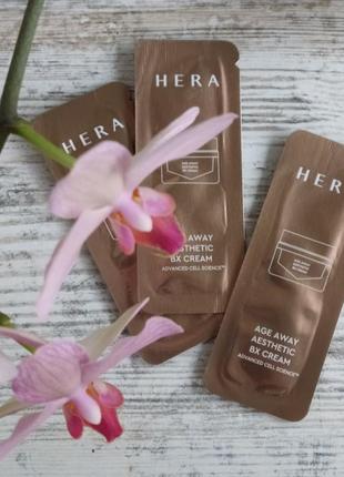 Корейська косметика hera age away  aesthetic bx  cream пробнік