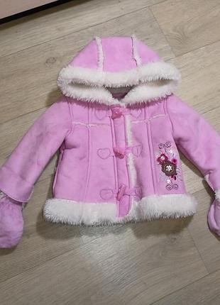 Шубка дублянка на дівчинку
