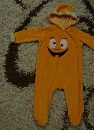 Костюм, комбинезон тыква, хэлловин