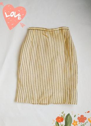 Шерстяная зимняя теплая юбка