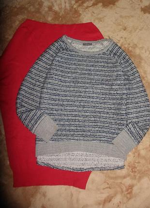 Джемпер пуловер реглан yessica из буклированного трикотажа