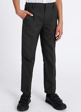 Черные школьные брюки marks&spencer на 7-8-9 лет на 128-134 см2 фото