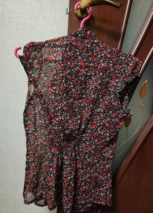 Блуза блузка, нарядна,прозора. 4