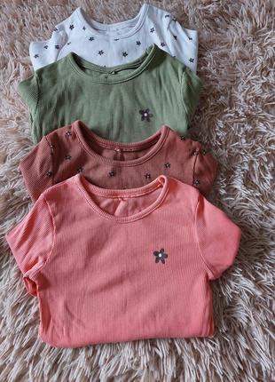 Набор кофтинок в рубчик, реглан