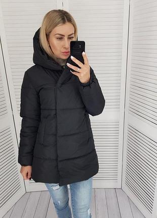 Удлиненная куртка зефирка