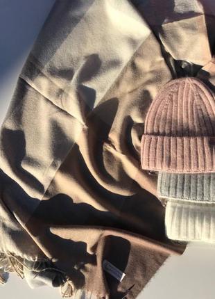 🤍теплий кашеміровий шарф/палантин 🤍