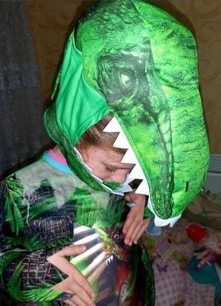 Костюм на хеллоуин  динозавр 7-8 лет.